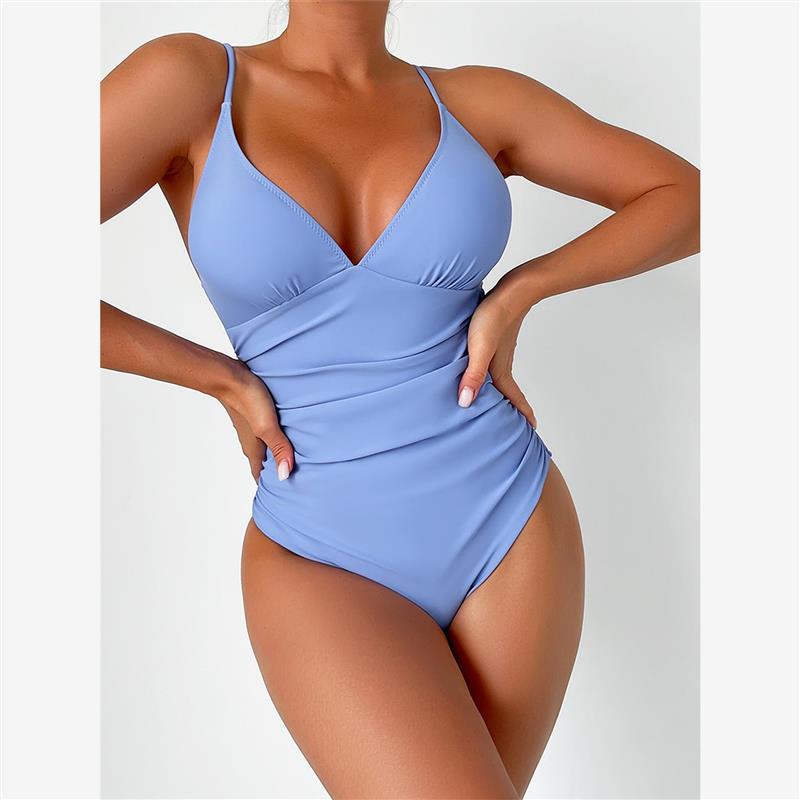 swimsuit women bikini swimming suit swimwear one piece泳衣女 - 图2