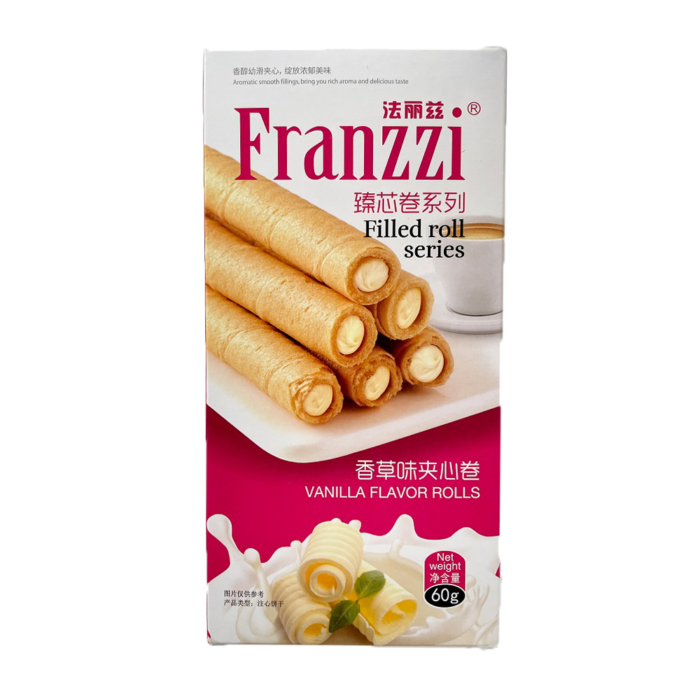 法丽兹（Franzzi）臻芯卷夹心卷60g香草味夹心卷办公休闲零食 - 图3