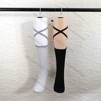 Sock model props women's foot model plastic socks women's mid-calf socks strap cross calf socks foot model women's mid-leg socks