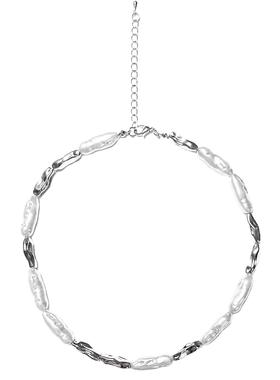 Shiitake925银天然项链