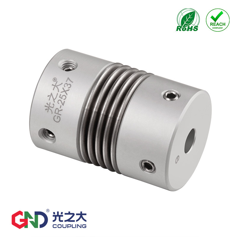 光之大GR铝合金弹性波纹管顶丝编码器用联轴器CPB R+W连轴器微型_虎窝淘
