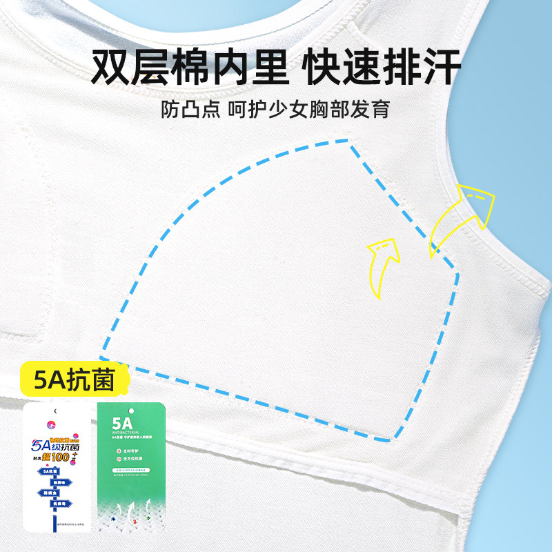 小女孩内衣防凸点女童发育期一阶段文胸女大童短款小背心学生打底,淘宝优惠券,粉丝福利购,淘宝优惠卷