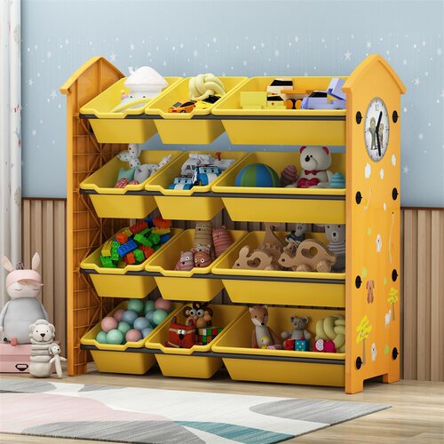 儿童玩具收纳架玩具架子置物架多层整理架子儿童书架绘本架幼儿园 - 图1