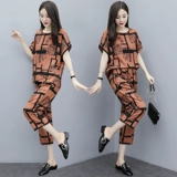 Модный летний комплект, штаны для отдыха, большой размер, из хлопка и льна, в западном стиле