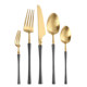 High-end 304 stainless steel knife and fork spoon small waist steak knife and fork two-piece set hotel household spoon fork scrub internet celebrity