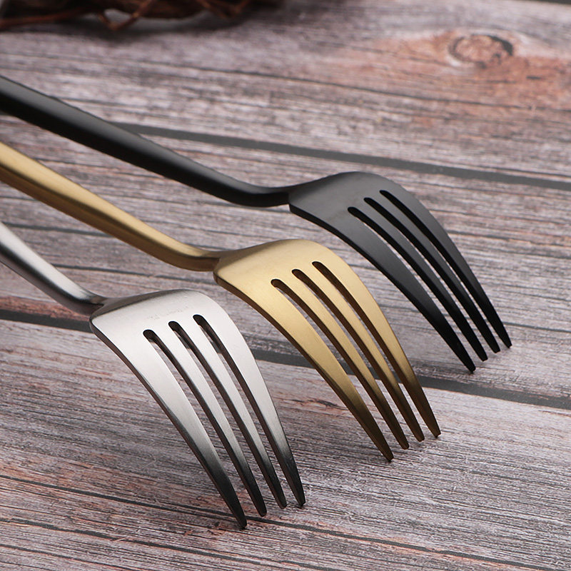 高档牛排刀叉勺子三件套装304不锈钢西餐餐具金色刀叉两件套餐厅,淘宝优惠券,粉丝福利购,淘宝优惠卷