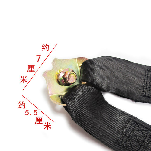 FuHui双个头安全绑带锁柄插座保险带锁扣三轮车插坐配件修理零件 - 图2