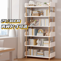 Shelf-Floor Multilayer Mobile Bookcase Home Storage Containing Shelf Bedroom Simple With Wheel Bookcase Living-room Shelf