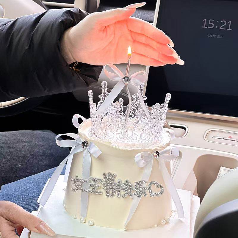 网红三八女王节快乐蛋糕装饰摆件水晶皇冠女神节水钻烘焙装扮插件,淘宝优惠券,粉丝福利购,淘宝优惠卷