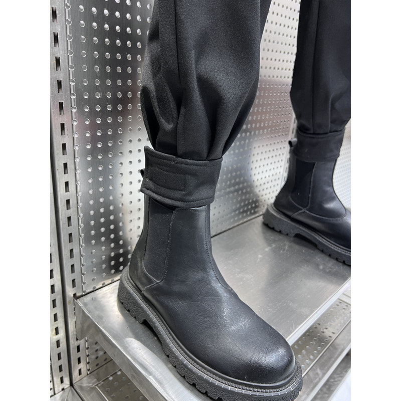 春秋魔术贴束脚裤男秋冬九分休闲西裤搭配马丁靴的裤子痞帅哈伦裤,淘宝优惠券,粉丝福利购,淘宝优惠卷