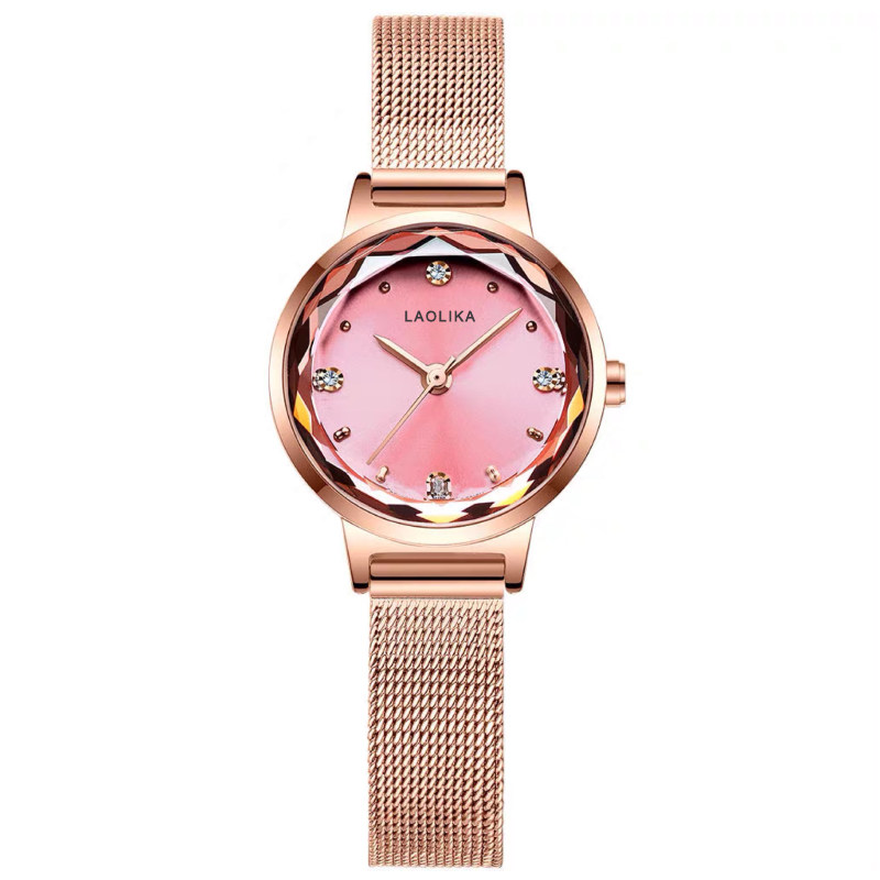 小表盘女士时尚简约气质学院风女表 劳利卡手表国产腕表