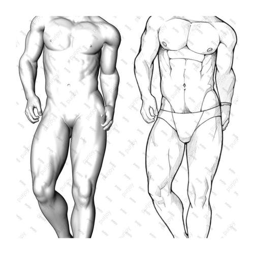 【CSP素材】3d人体各种体型模型集合 - 图3