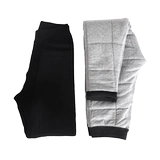 Детские удерживающие тепло стеганые бархатные базовые зимние штаны подходит для мужчин и женщин, увеличенная толщина, подходит для подростков