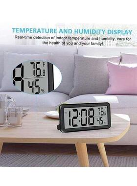 Smart LED Clock Bedside Digital Alarm Clocks Desktop Table E