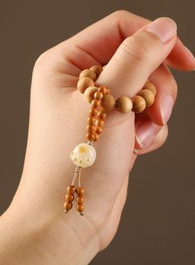 2026菩提猫爪指尖绕指柔崖柏木小手捻橄榄核绿檀文玩男女学生盘玩