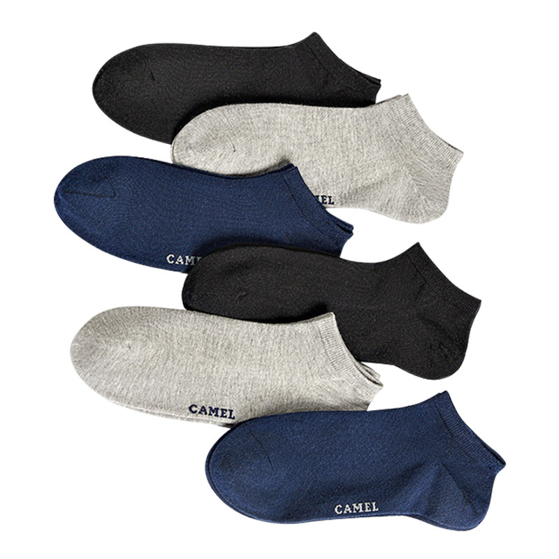 【6双装】骆驼休闲舒适透气运动袜子 骆驼家居短袜/打底袜/丝袜/美腿袜