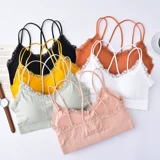 Бюстгальтер без косточек, бюстгальтер пуш-ап, кружевной бюстгальтер-топ, майка топ, 2020, красивая спина