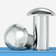 Galvanized semi-circular head solid rivet weighing pounds
