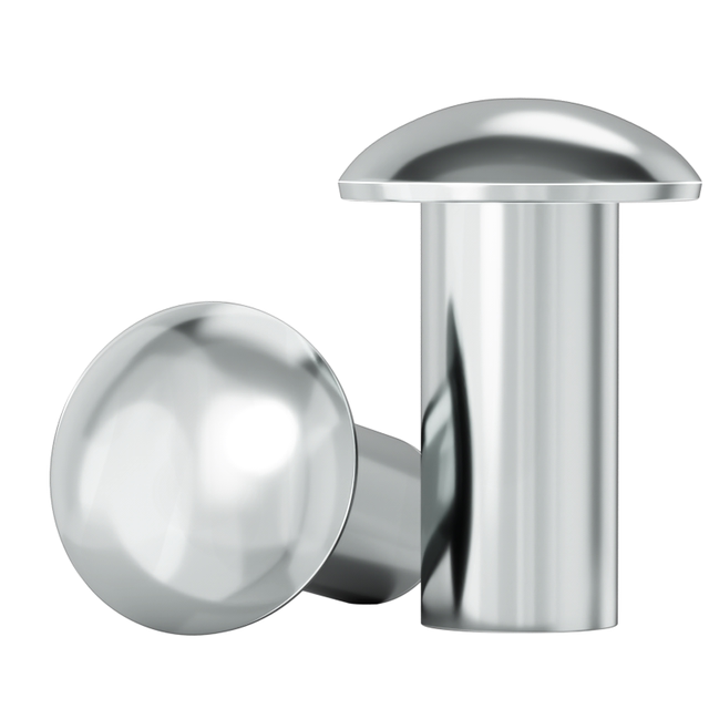 Galvanized semi-circular head solid rivet weighing pounds