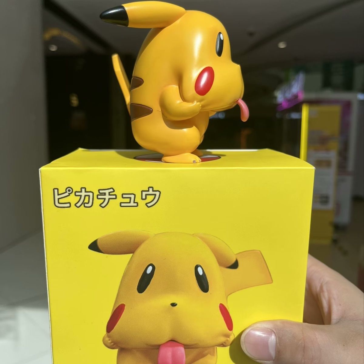 宝可梦手办皮卡丘可爱公仔车载摆件模型礼物宠物小精灵鬼脸皮卡丘 - 图2