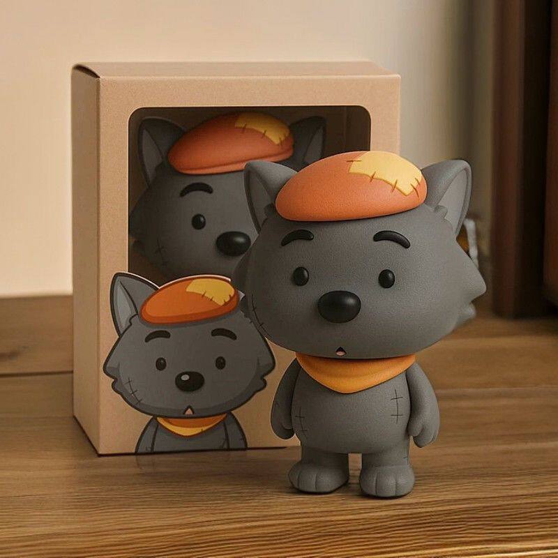 【真送】呆呆灰太狼手办公仔桌面摆件可爱创意玩偶装饰送礼物男女,淘宝优惠券,粉丝福利购,淘宝优惠卷