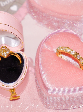 复古心锁戒指套装～钥匙复古系列戒指