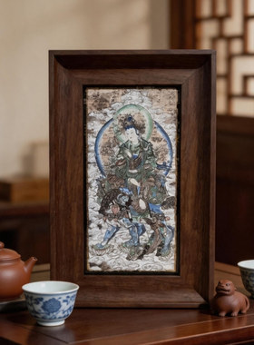 敦煌莫高窟壁画摆件泥板画伴手礼