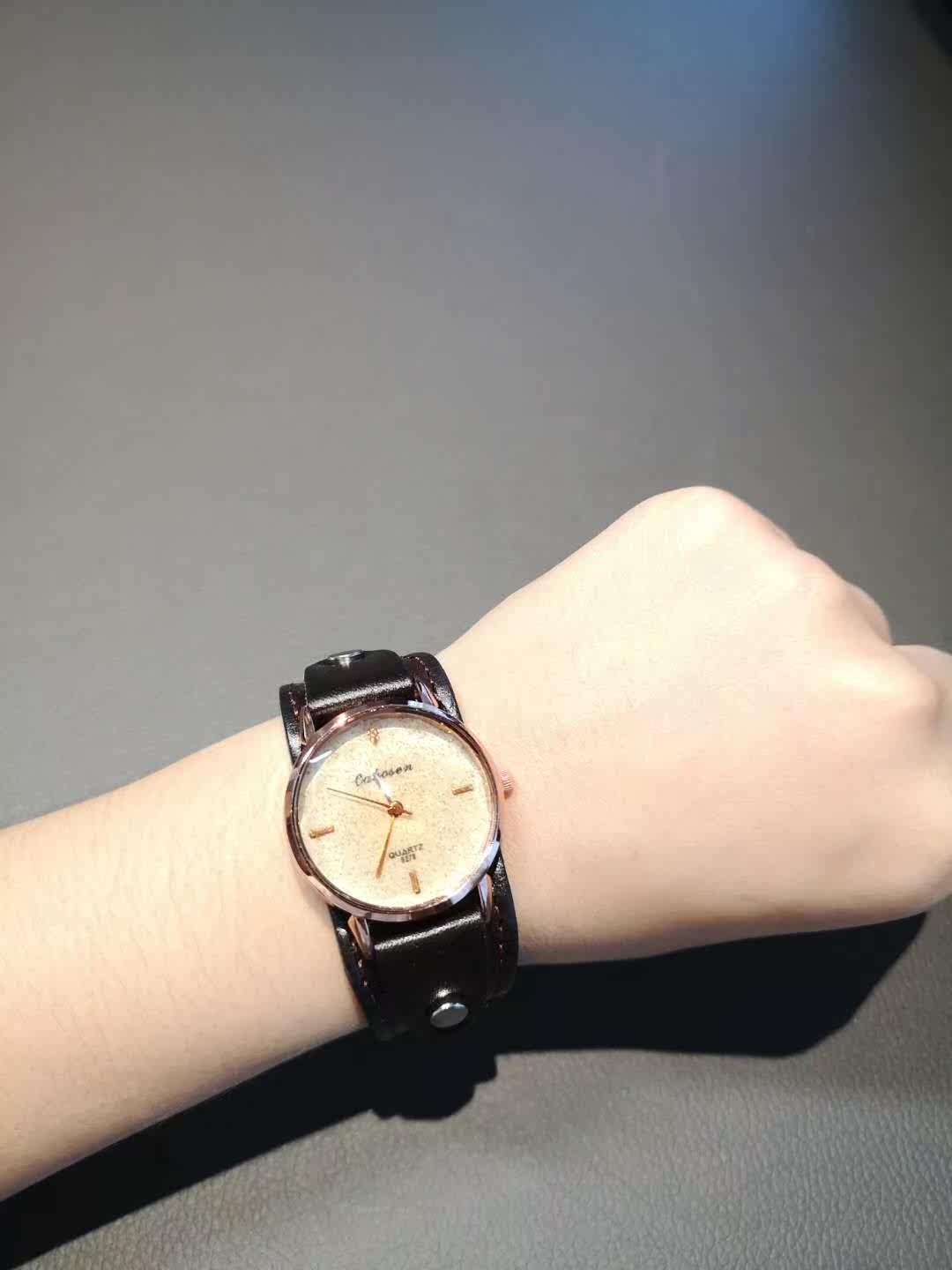 精美新款复古真皮带女日韩风石英表 大汉传奇生活馆国产腕表