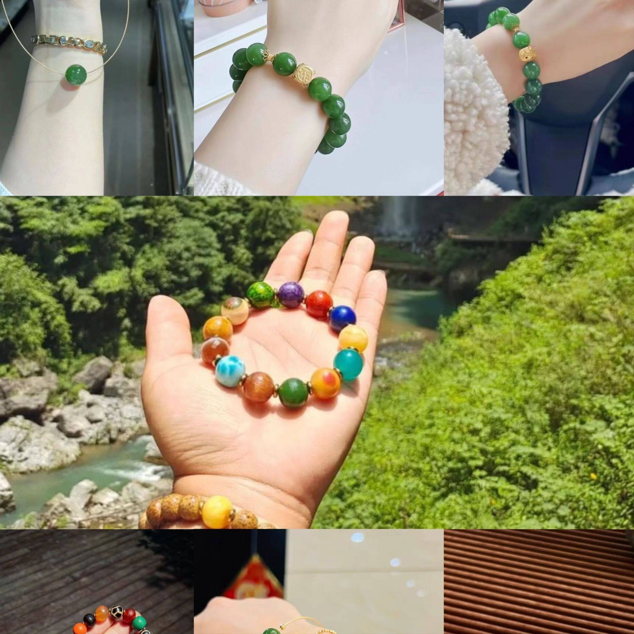 精品天然新疆和田玉单珠俄罗斯碧玉单珠散珠老料菠菜绿散珠圆珠子,淘宝优惠券,粉丝福利购,淘宝优惠卷