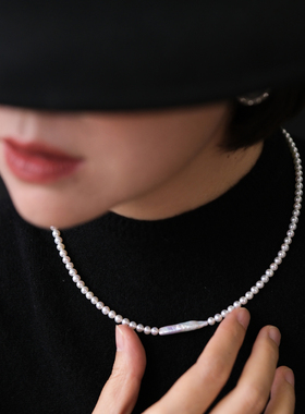 远家天然淡水小米珠项链Y-907