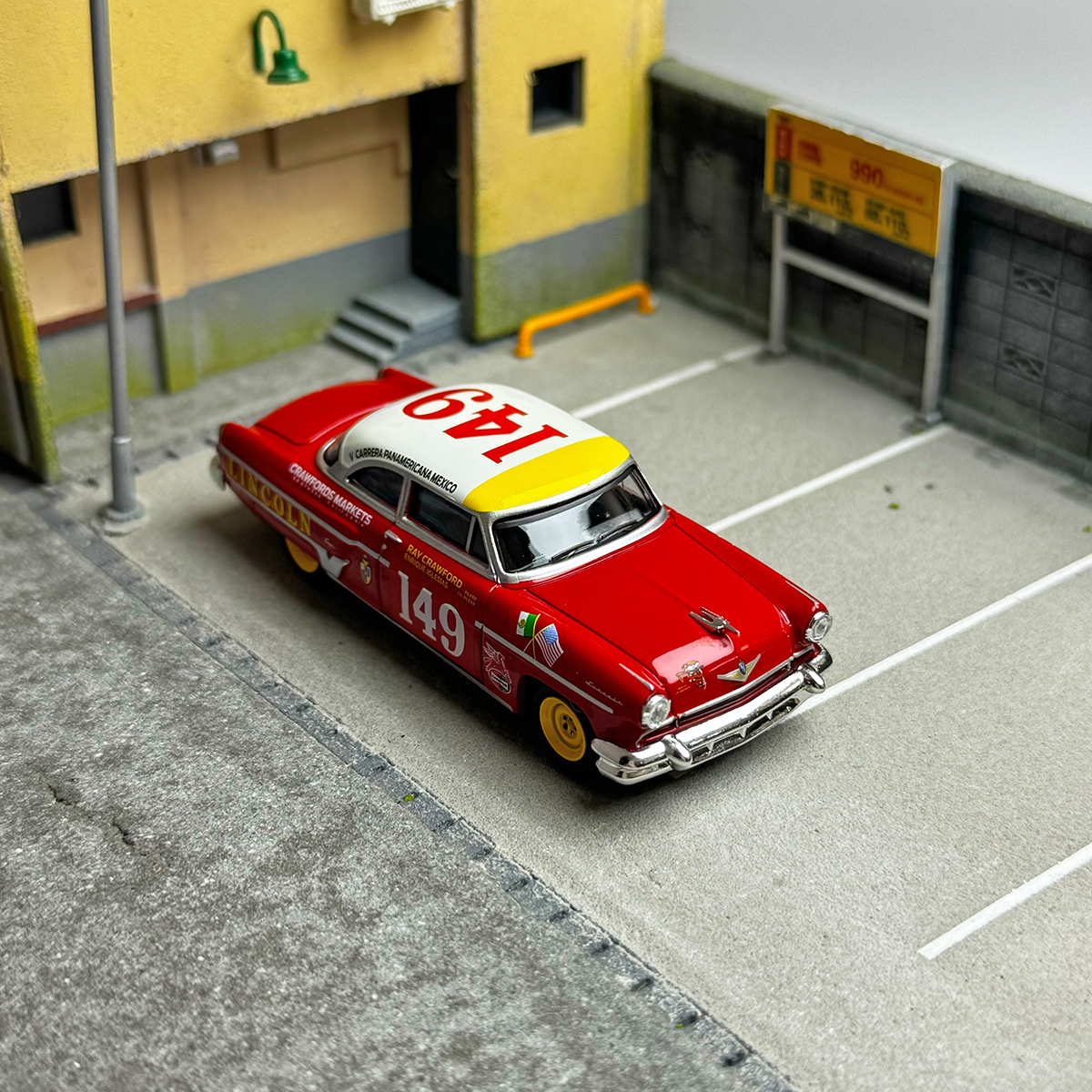 TSM MINI GT 1:64林肯Capri La Carrera 149号Winner合金汽车模型 - 图2