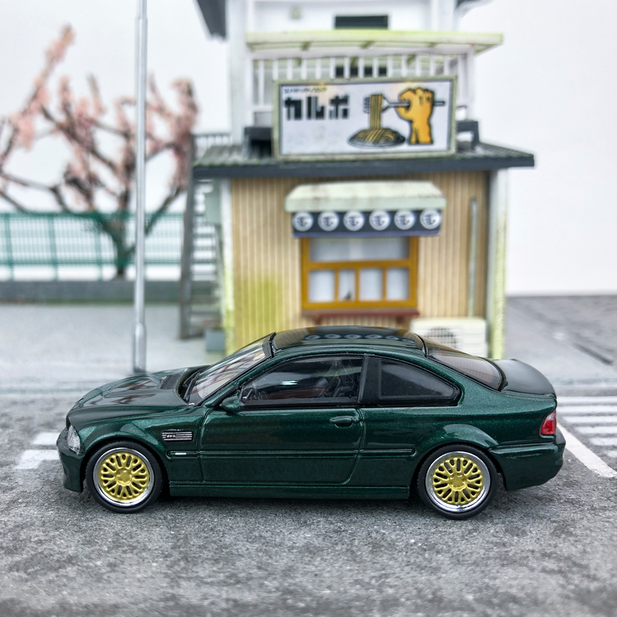 SH1:64 BMW宝马E46 M3仿真合金汽车模型收藏送礼-图2