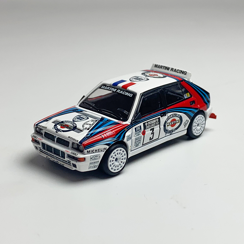 TSM mini GT 1:64 蓝旗亚 Delta Integrale Evoluzione 合金车模 - 图3