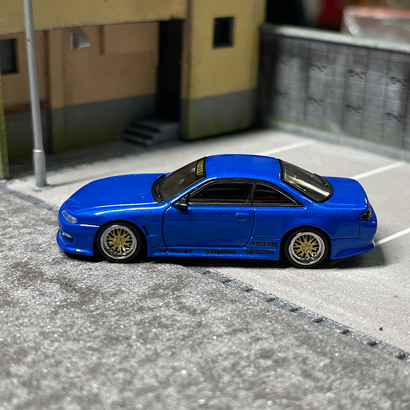 tarmacWorks1:64 VERTEX Silvia S14 Metallic 合金汽车模型 - 图0