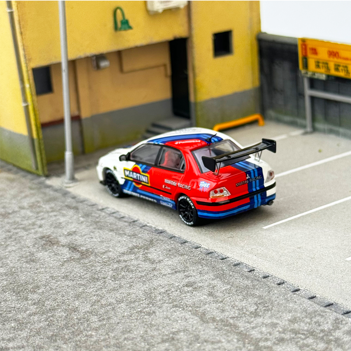 Speed GT1:64蓝瑟 Evolution EVO IX 9代马天尼汽车模型-图3