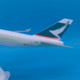 Cathay Pacific aircraft model ornaments with wheels and lights