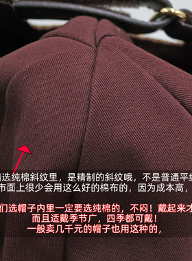 男士大头围棋盘格棒球帽遮阳