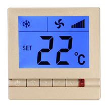 Fangwei central air conditioning control panel liquid crystal temperature controller fan coil temperature controller three-speed switch