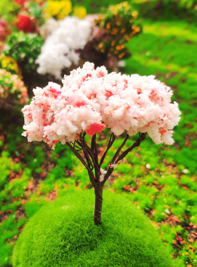 微景观仿真树多肉组合材料