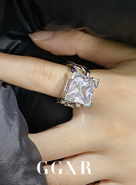 宝石戒指ggxr欧美轻奢