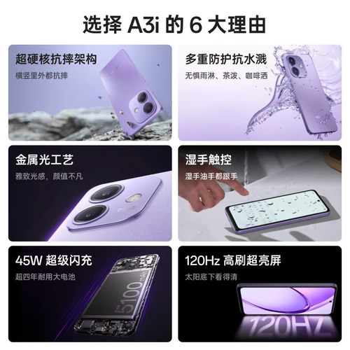 【新品上市】OPPO A3i新款手机oppoa3i正品手机oppo手机官方旗舰店官网全网通拍照手机0ppo手机a3i pro手机 - 图1