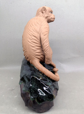 石湾公仔陶瓷生肖猴献瑞开业礼品