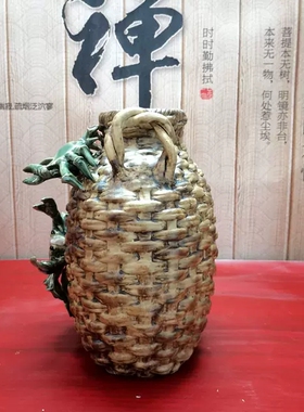 石湾公仔螃蟹四方来财开业礼品