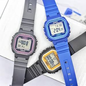 卡西欧(CASIO)小方表复古小巧学生情侣表 防水夜光闹钟LA-20WH-1B