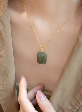 女古风无事牌项链小众复古