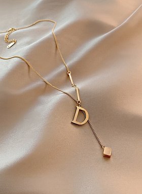 方块字母钛钢轻奢小众