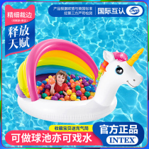 INTEX inflatable swimming pool Childrens baby Home Big drama Pool Indoor Baby Toddler Marine Ball Pool