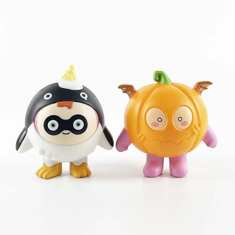 蛋仔派对皮肤系列手办可爱公仔游戏锤熊头鲨jk妹桌面摆件玩具2403