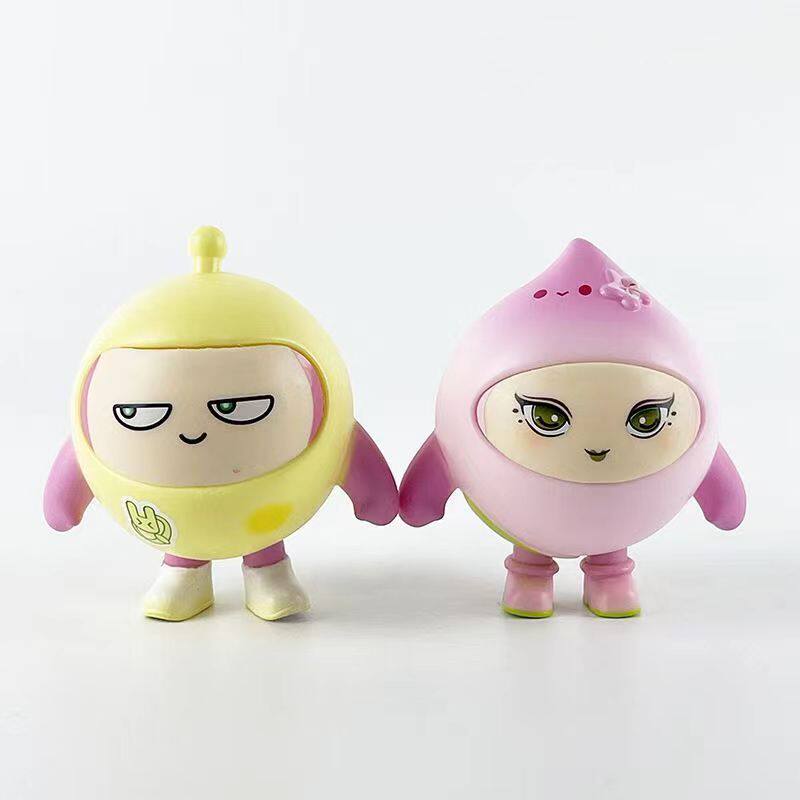 蛋仔派对皮肤系列手办可爱公仔游戏锤熊头鲨jk妹桌面摆件玩具2403