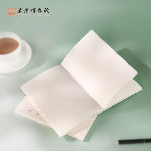 苏州博物馆 众芳竞秀花卉手账本笔记记事本小清新学生便携日记本 - 图2